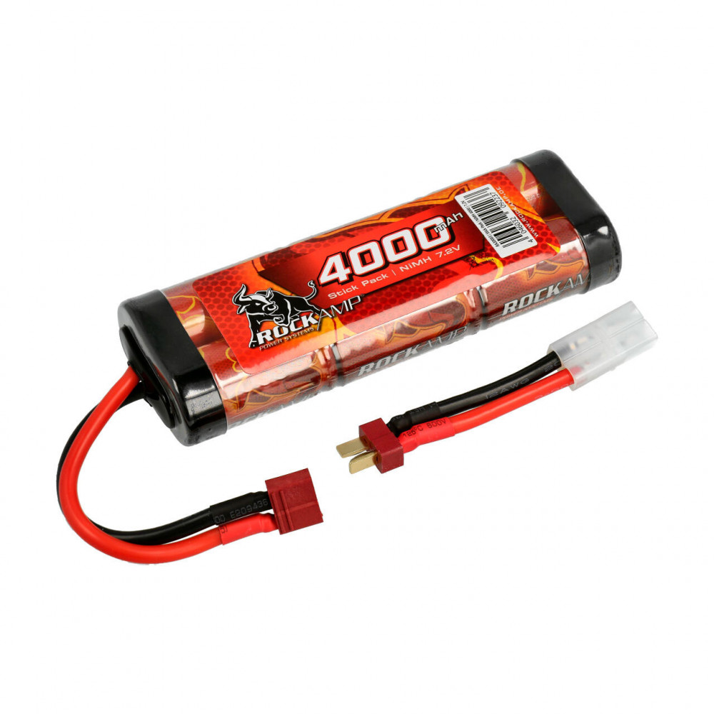 Batterie Ni-Mh 4000mAh 7.2V Tamiya - (138x45x23mm)