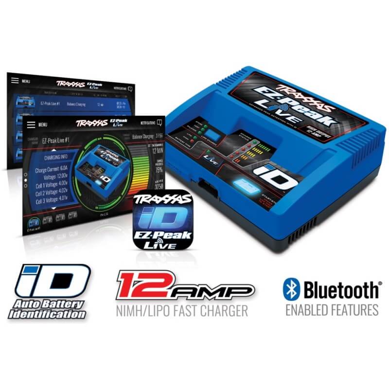 Traxxas Chargeur EZ-Peak Live iD Bluetooth 2971G