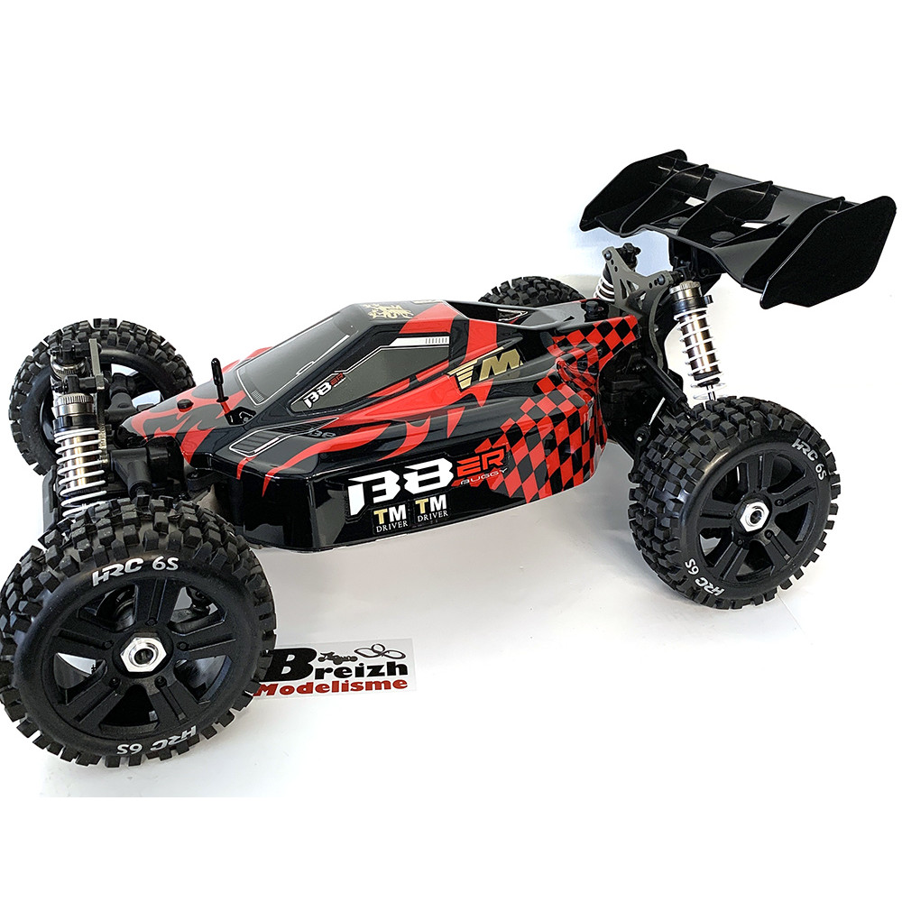 Buggy RC Voiture Thermique Leopard 1/10 ème 3 cm3 4WD Orange RTR