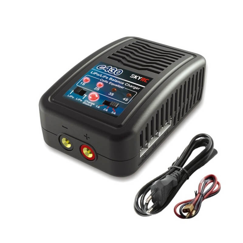 Chargeur e430 AC (LiPo & LiFe 2-4S up to 3A- 30w) SkyRC - SKY100107