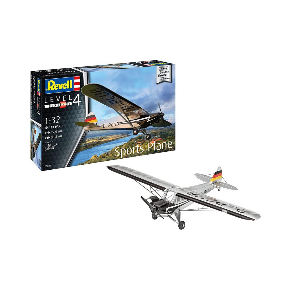 Maquette Avion Sports Plane Builder's Choice - 1/32 - Revell 03835