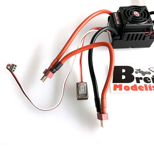 Combo moteur variateur brushless 1/8 - 150A - 1900kV - Robitronic R01261