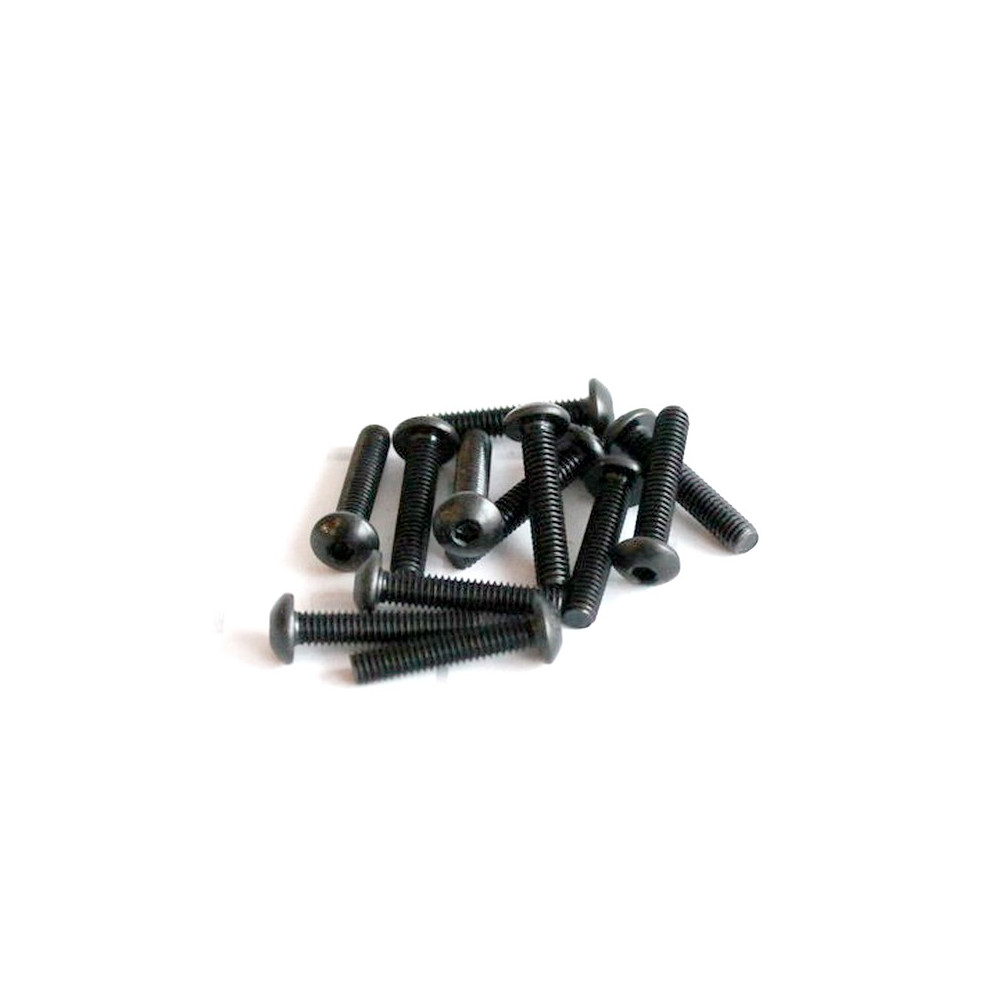 Lot de 12 vis M4x20mm - DF Model 7576 / Pour Voiture DF Model Destructor 1/8