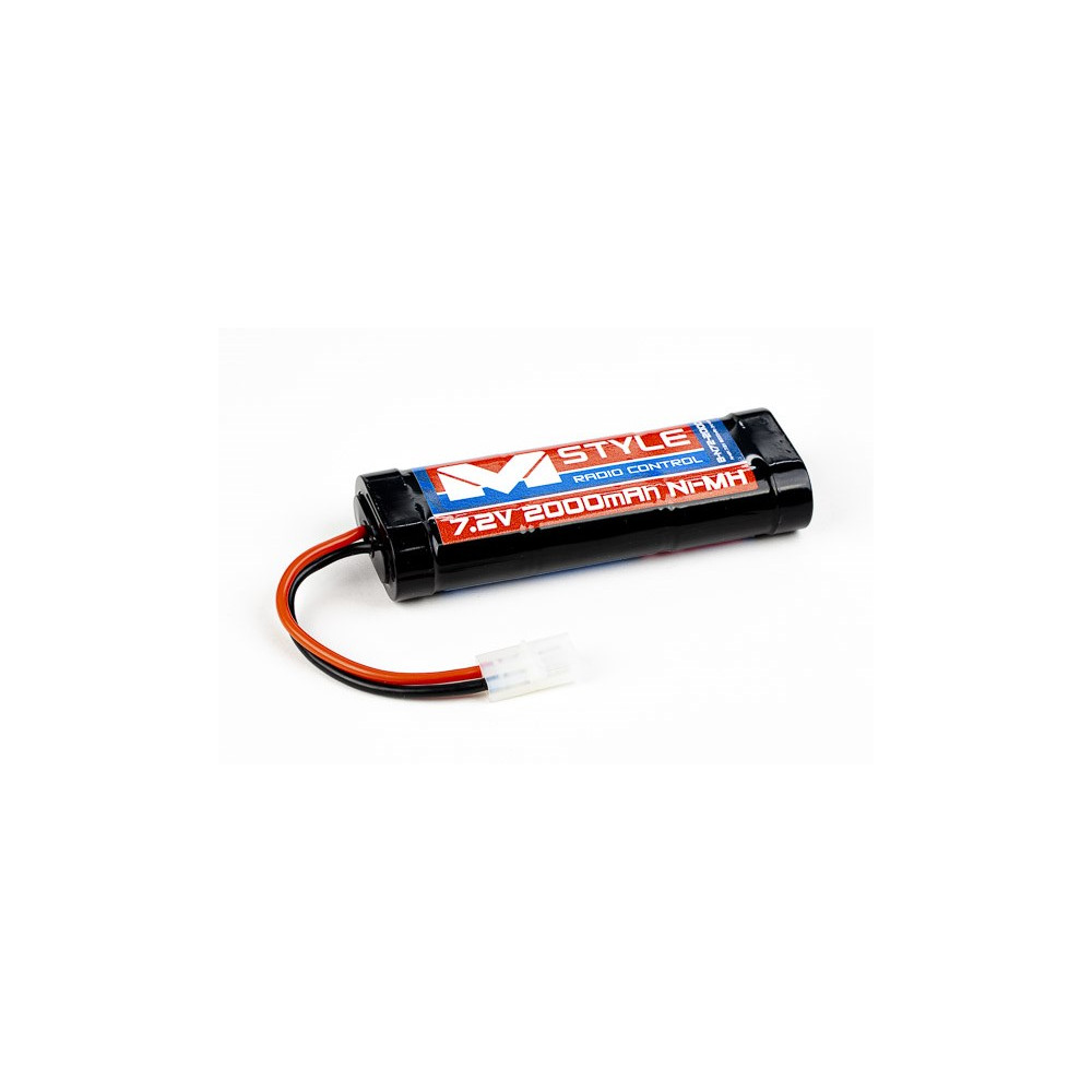 Batterie Ni-Mh Standard 2000mAh 7.2V Prise Tamiya (130x45x23mm)