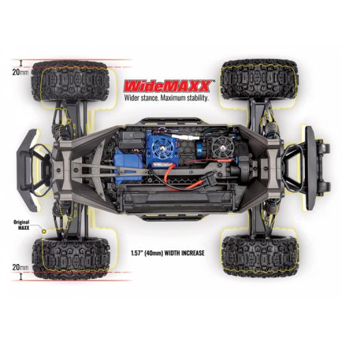 Traxxas Maxx 4S Rock´N Roll 4WD brushless TQi TSM RTR 89076-4-RNR