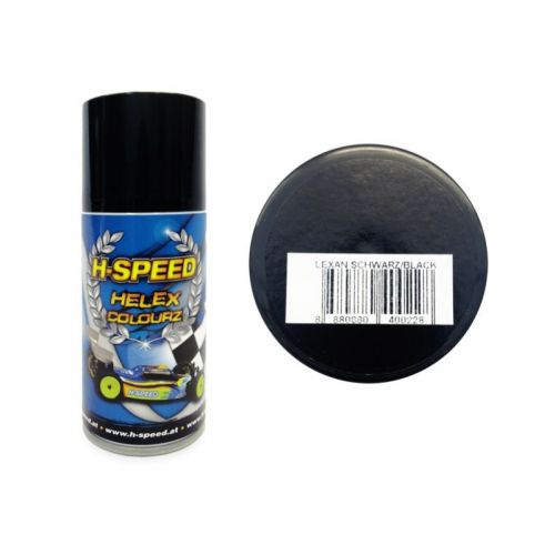 Peinture Lexan pour Carrosserie 150ml - NOIR