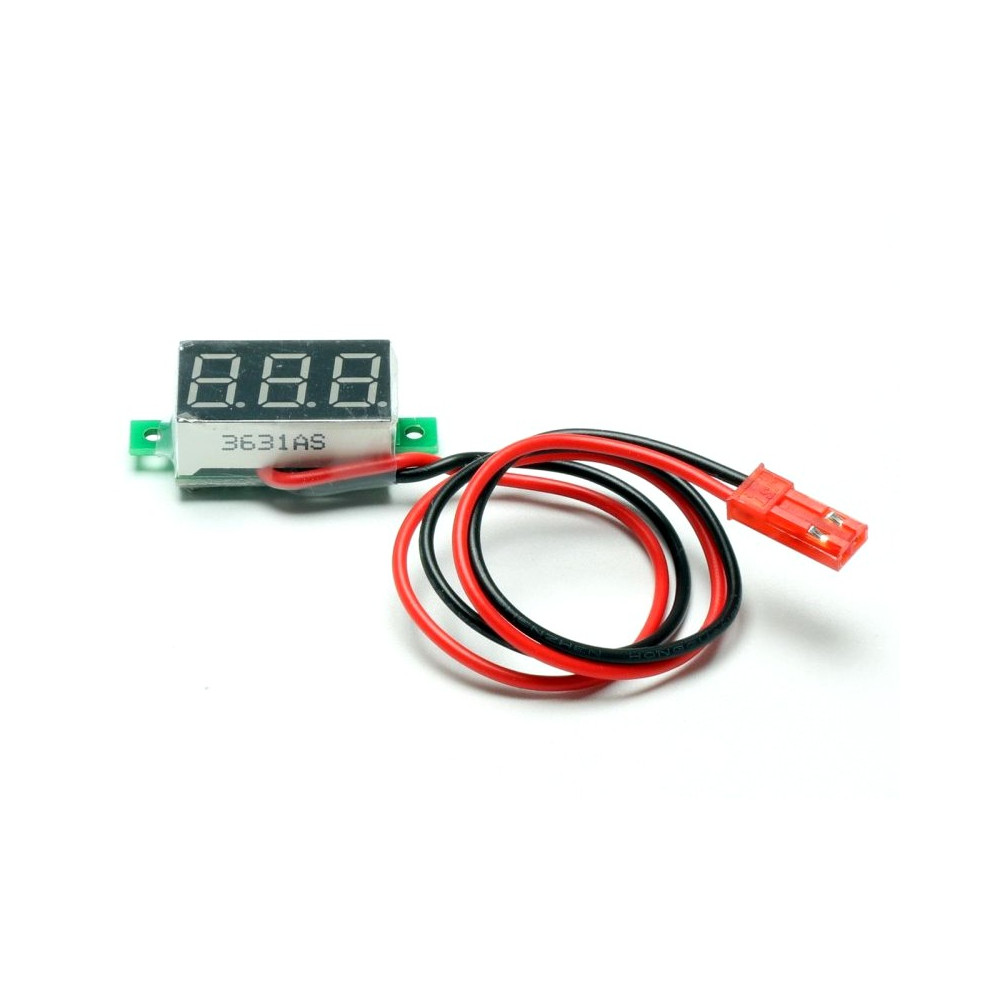 Mini voltmètre numérique 3/30V (connecteur JST)