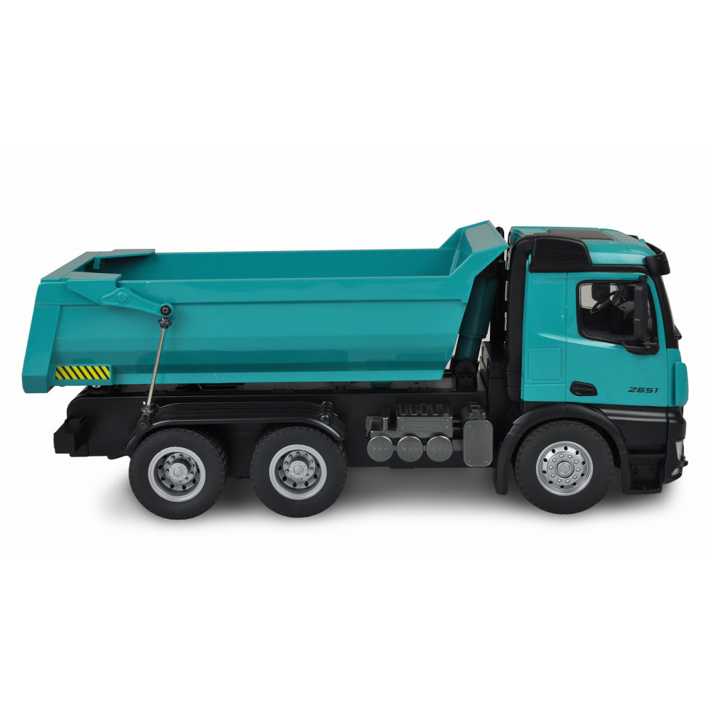 Mercedes-Benz Arocs Licence camion grue avec benne RTR vert