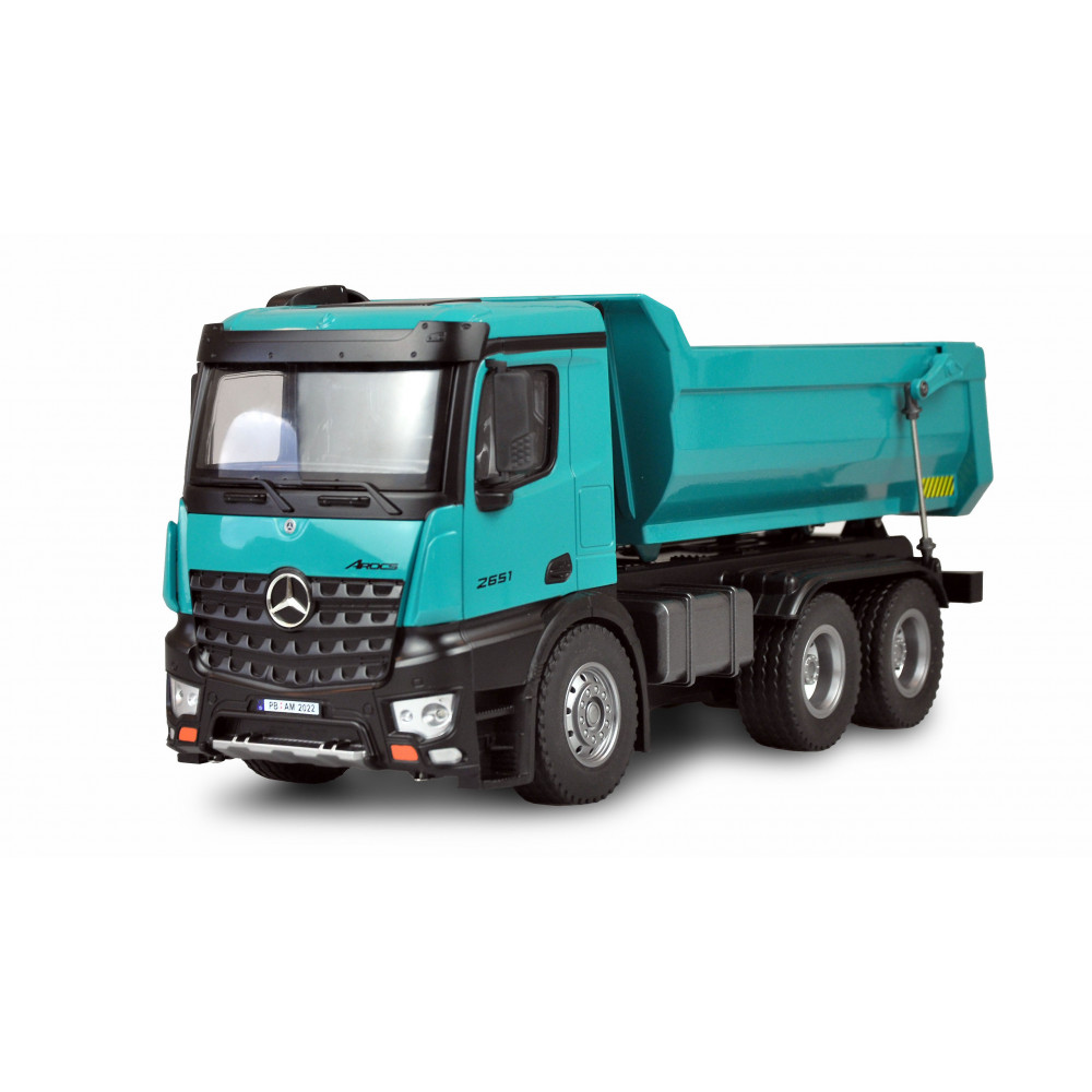 Mercedes-Benz Arocs Licence camion grue avec benne RTR vert