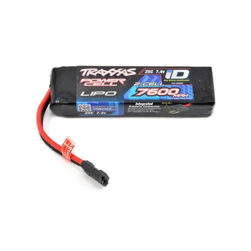 Traxxas Chargeur Double Sortie iD 100W 2972G + 2X Lipo 7.4V 7600mAh 2869X