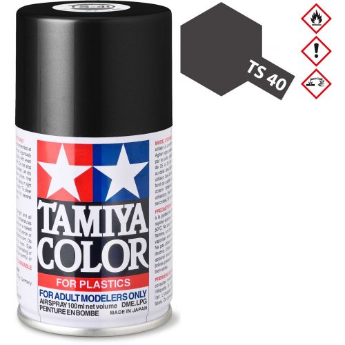 Peinture Maquette TS40 Noir Metal brillant - Tamiya 85040 -