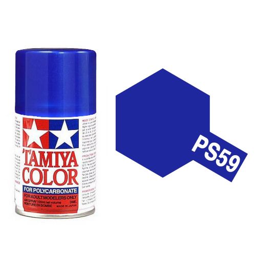 Peinture Lexan PS-59 bleu metal - Tamiya 86059