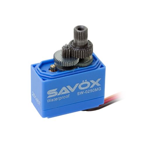 Mini Servo Savox SW-0250MG Etanche 5kg pignons Métal pour Traxxas 1/16