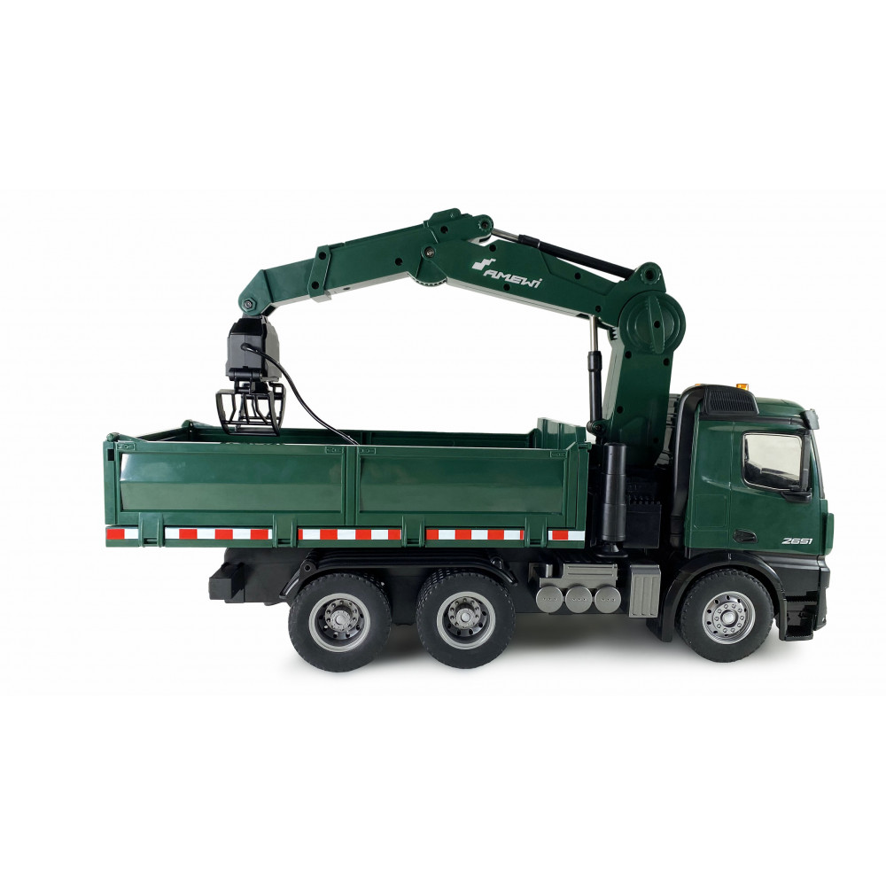 Camion Benne à Grue RC Timber Grab 1/14 RTR Huina 1575