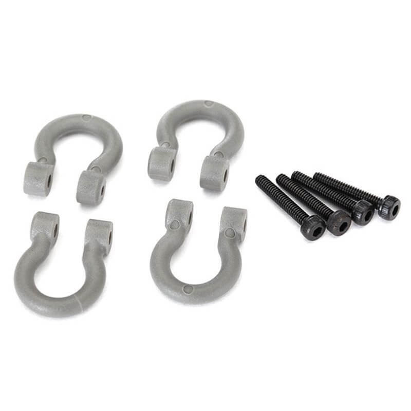 Crochets de pare chocs gris (x4) Traxxas TRX 8234