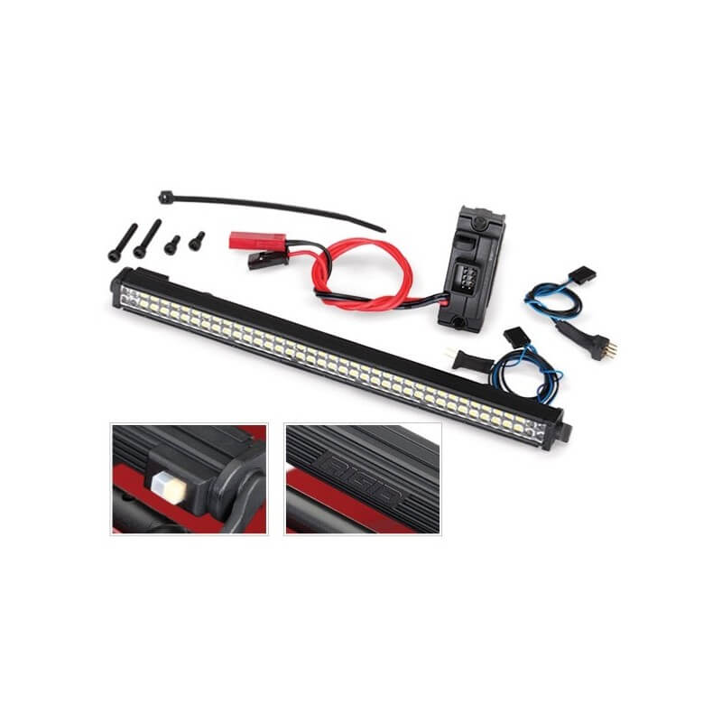 TRX4 - Kit Rampe lumineuse a Led + Alimentation 3V, 0,5A Traxxas TRX 8029