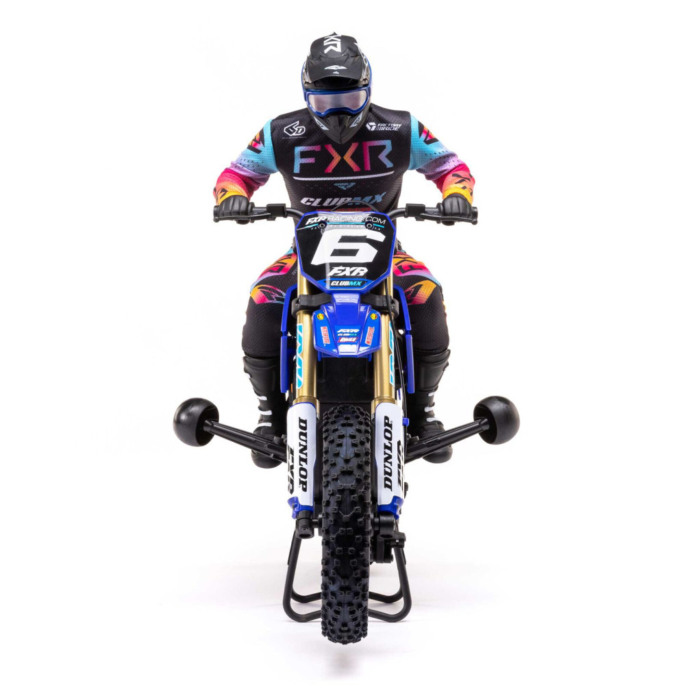 Moto RC Losi 1/4 Promoto-MX Motorrad RTR, Club MX LOS06000T2 bleu