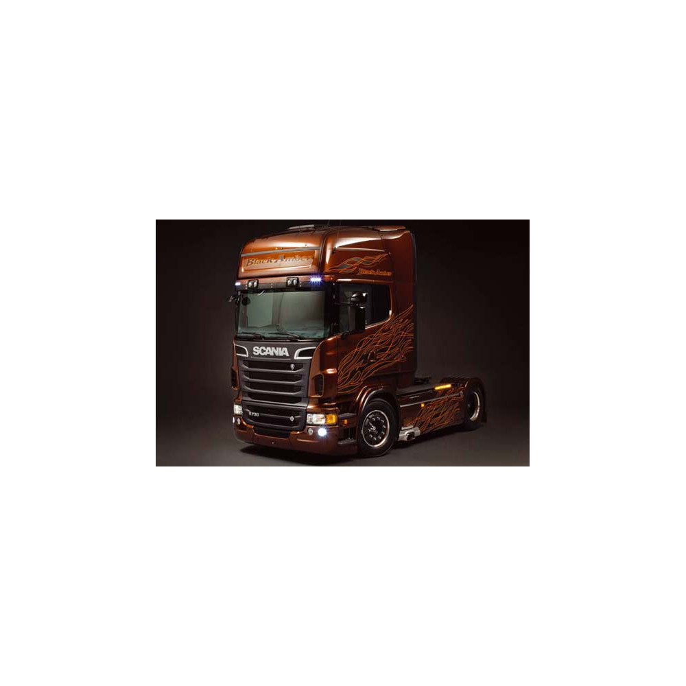 Maquette camion Scania R730 Black Amber 1/24 - I3897
