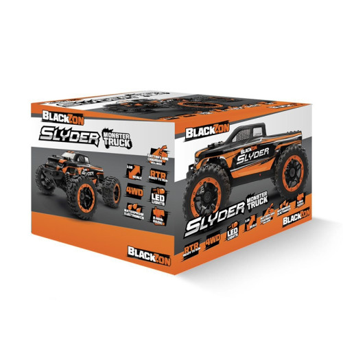 Monster Truck télécommandé 4WD Blackzon Slyder Orange 1/16 RTR