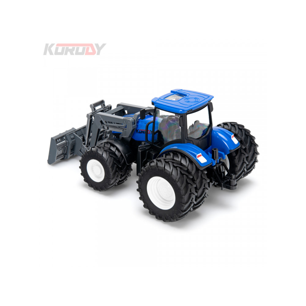 Tracteur jouet radiocommandé 1/24 double roues avec lame KO6632HB