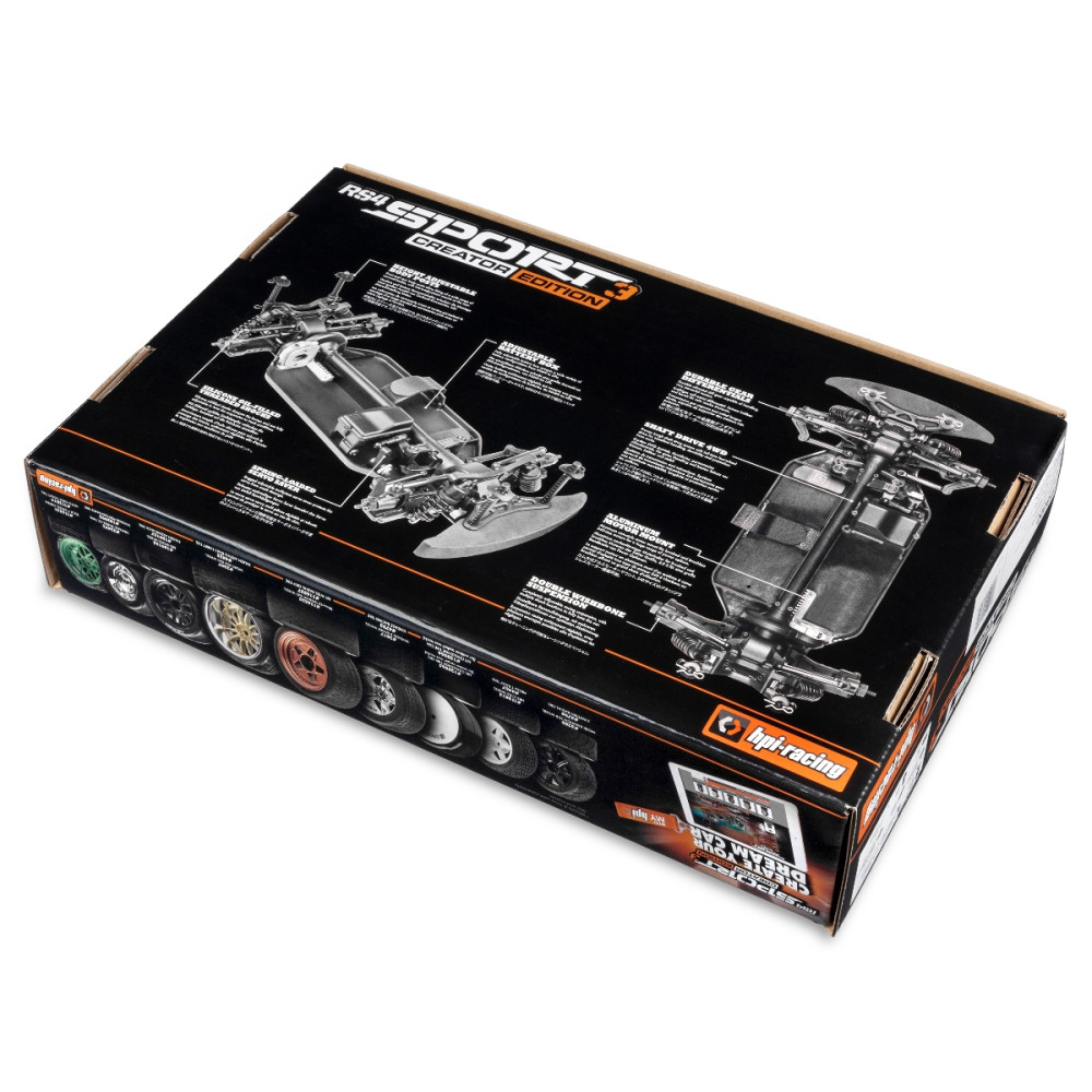 HPI RS4 Sport 3 Creator Edition KIT à monté 118000