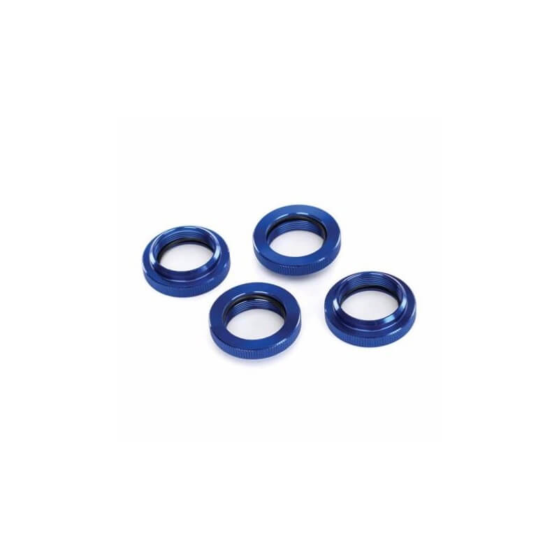 Traxxas Bague d'amortisseur réglabe GTX Alu Bleu (x4) 7767