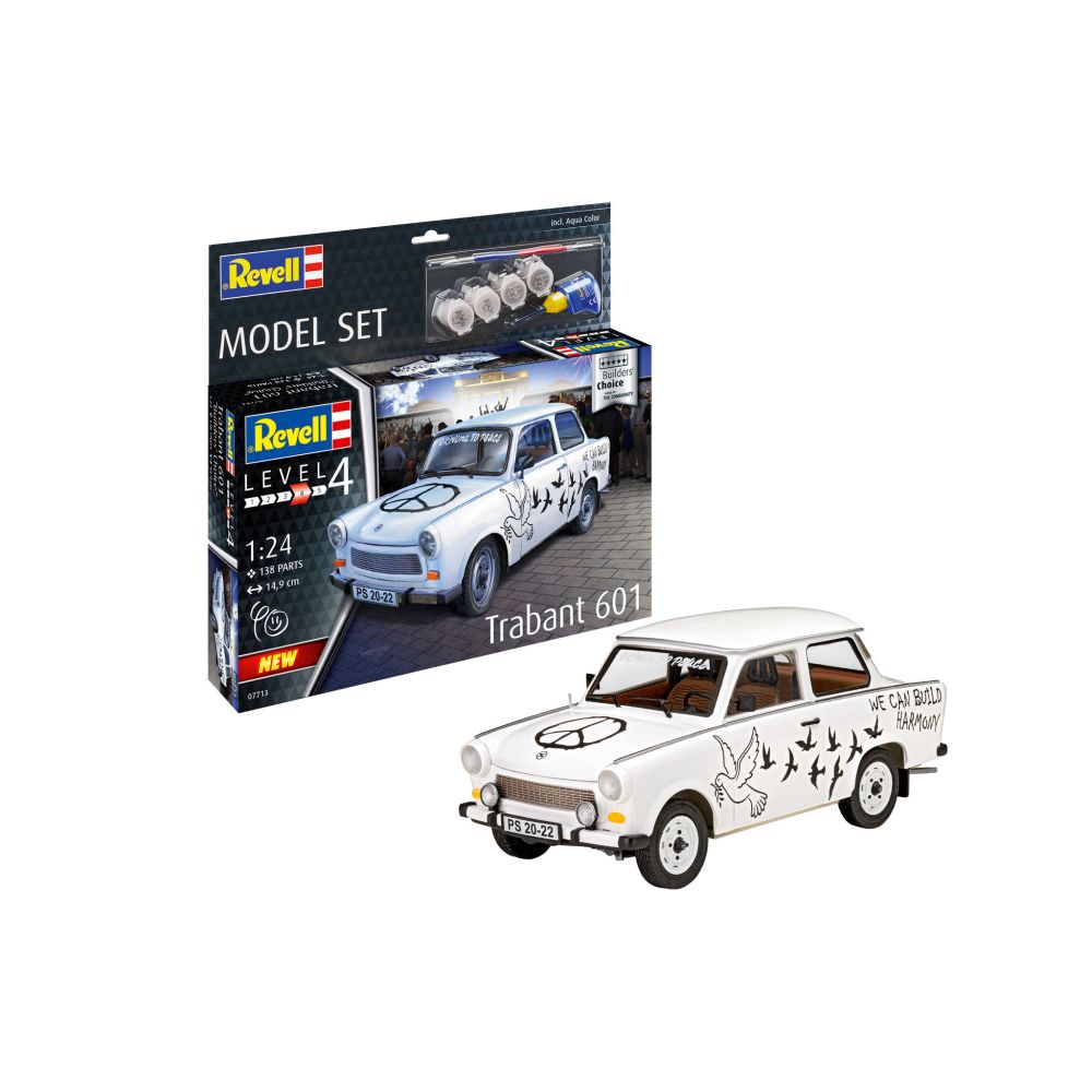 Revell 67713 Coffret Maquette Voiture Trabant 601S avec