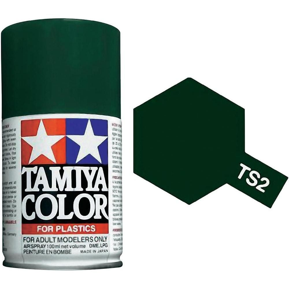 Peinture maquette TS2 vert foncé mat - 85002
