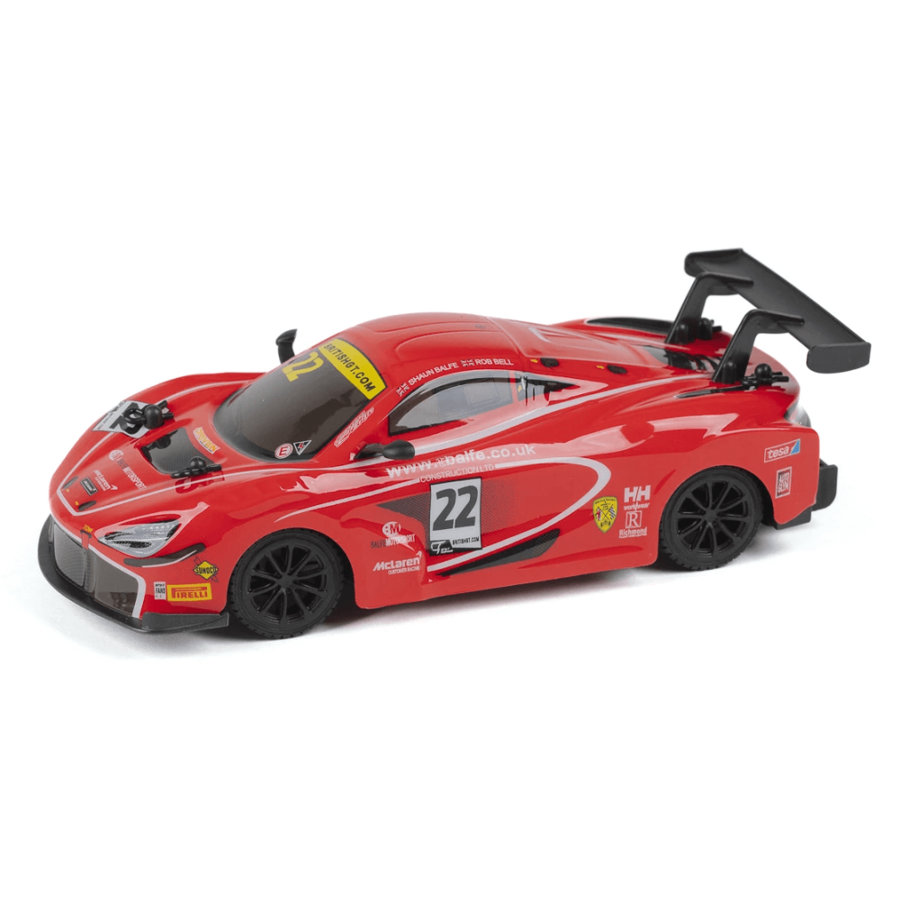 Mini Voiture télécommandée 1/24 McLaren 720S GT3 rouge