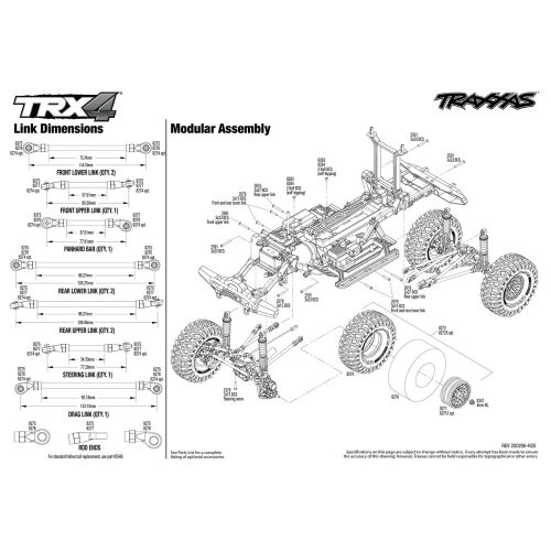 Traxxas TRX-4 Noir Defender Scale & Trail RTR avec treuil installé 82056-84
