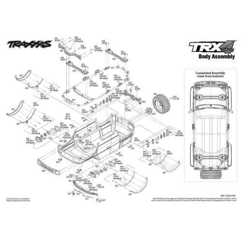 Crawler Traxxas TRX4 Ford Bronco RTR 92076-4 Rouge