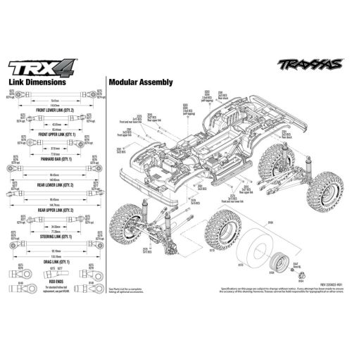 Traxxas TRX-4 Chevrolet K10 Rouge RTR Scale & Trail RTR 92056-4