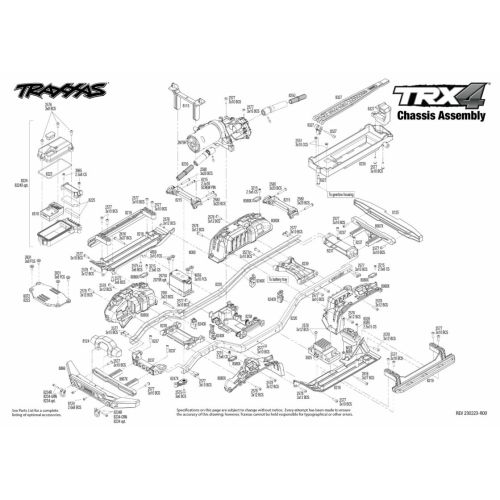 Traxxas TRX4 Sport High Trail Crawler RC RTR 82044-4 rouge