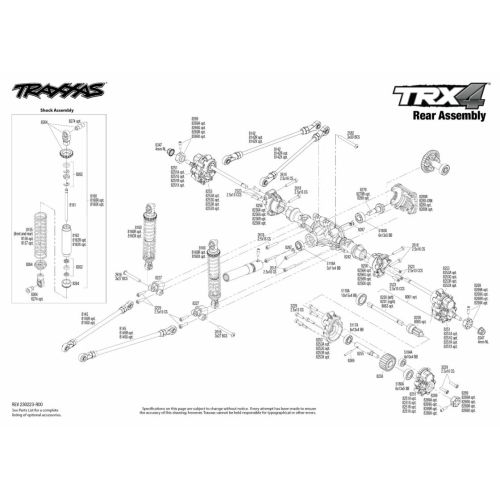 Traxxas TRX4 Sport High Trail Crawler RC RTR 82044-4 rouge
