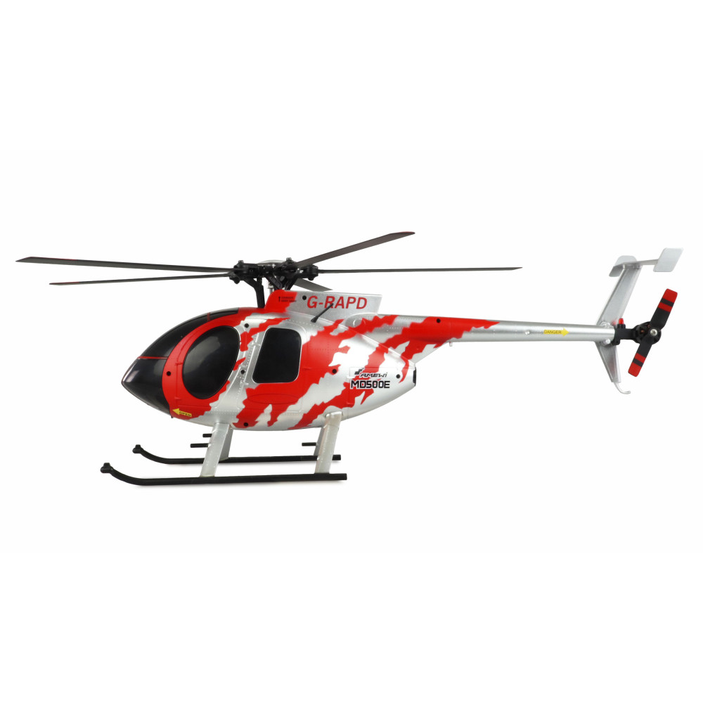Hélicoptère RC AFX MD500E Brushless 325mm 6 voies rouge
