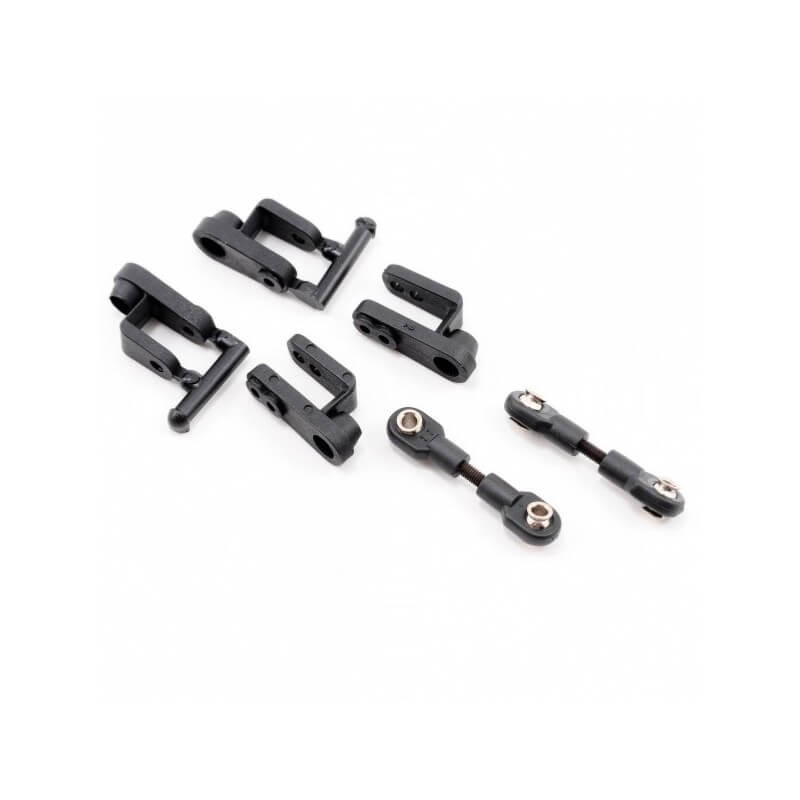 4 Palonniers de servo longs/courts de direction Traxxas TRX5345R