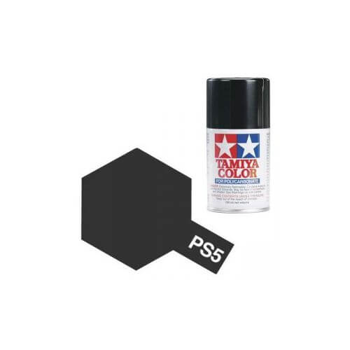 Peinture Lexan PS5 Noir Tamiya 86005