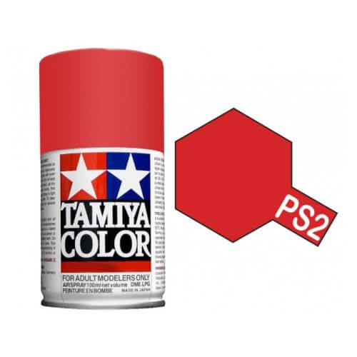 Peinture Lexan PS2 Rouge Tamiya 86002