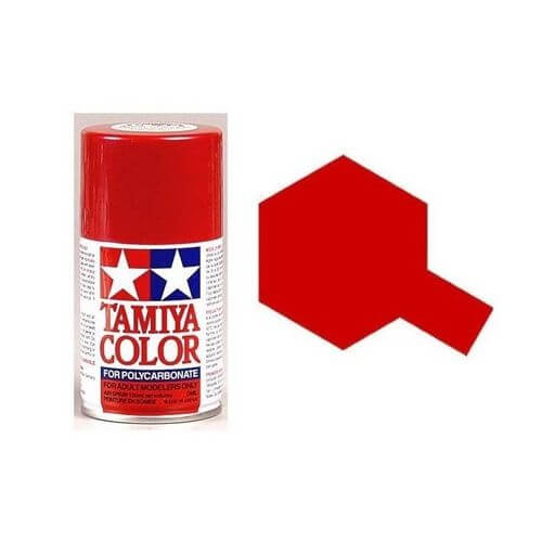 Peinture Lexan PS15 Rouge Metallisé Tamiya 86015