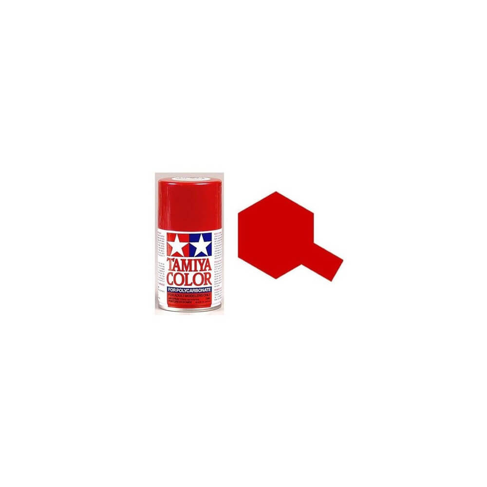 Peinture pour Lexan PS15 ROUGE métallisé Tamiya 86015