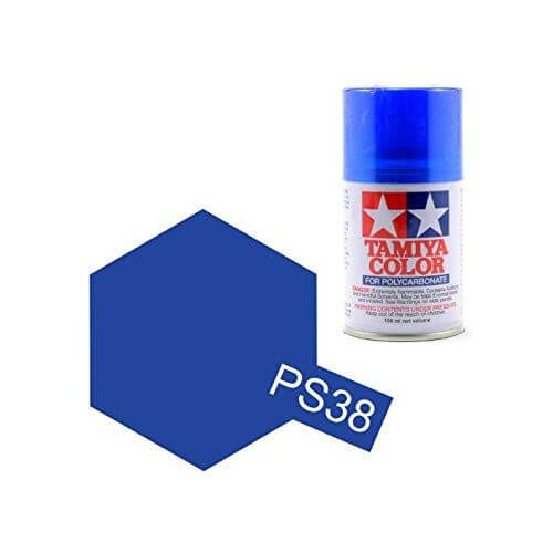 Tamiya peinture PS38 bleu translucide 86038