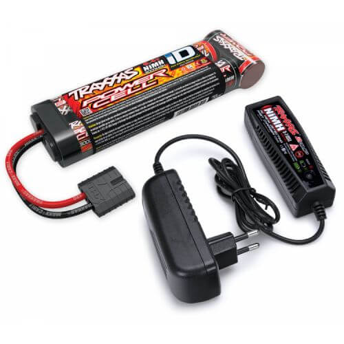 Traxxas Chargeur 2975 + Alim 2976G + Accu NiMh 8.4V 3000 mAh 2923X