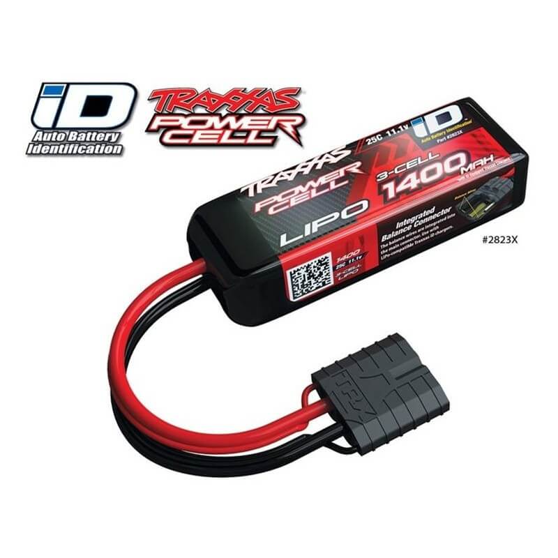 Lipo 11,1V 1400 mAh 25C Traxxas 1/16 TRX 2823X