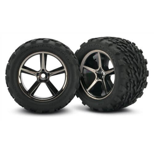 Roues montées collées talon (x2) - Traxxas TRX 7174A