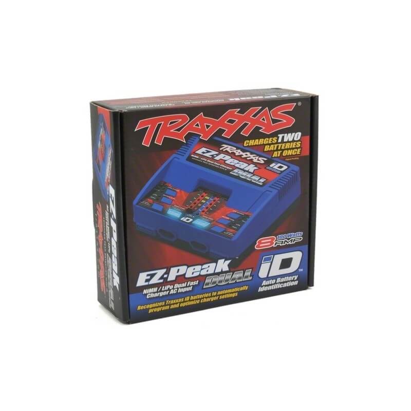 Traxxas Chargeur Rapide Double Sortie Lipo/Nimh iD 100W 2972G