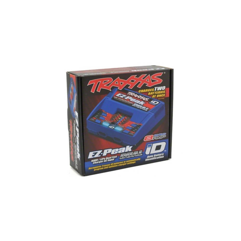 TRAXXAS PACK CHARGEUR 2972G + 2 x LIPO 3S 5000MAH 2872X PRISE ID