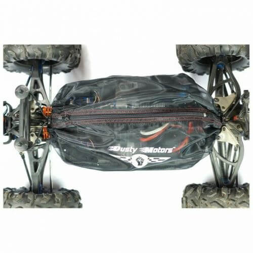 Housse de protection Noire STAMPEDE 4x4 / TELLURIDE 1/10 Dusty Motors