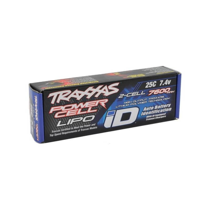 Batterie Lipo 7,4V 7600mAh 25C Traxxas ID 2869X