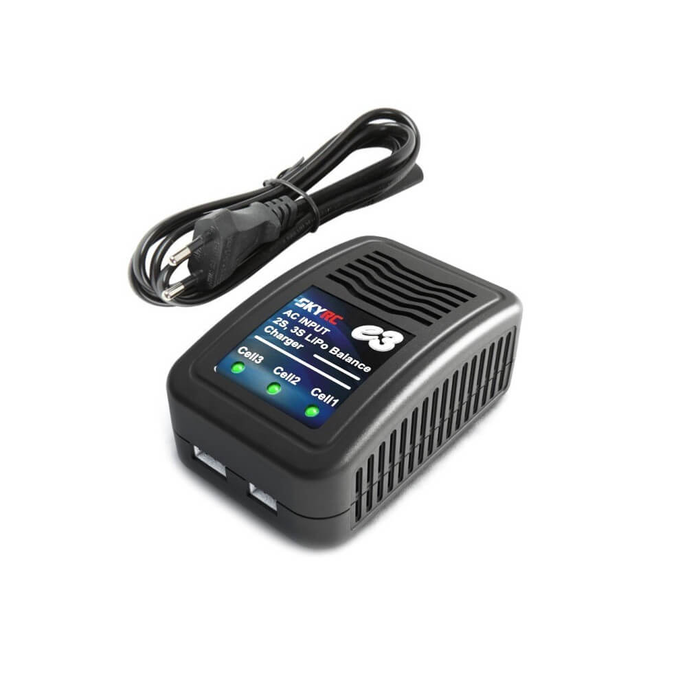 SkyRC - e3 AC Chargeur (LiPo 2-3S - 11W) - SKY100081