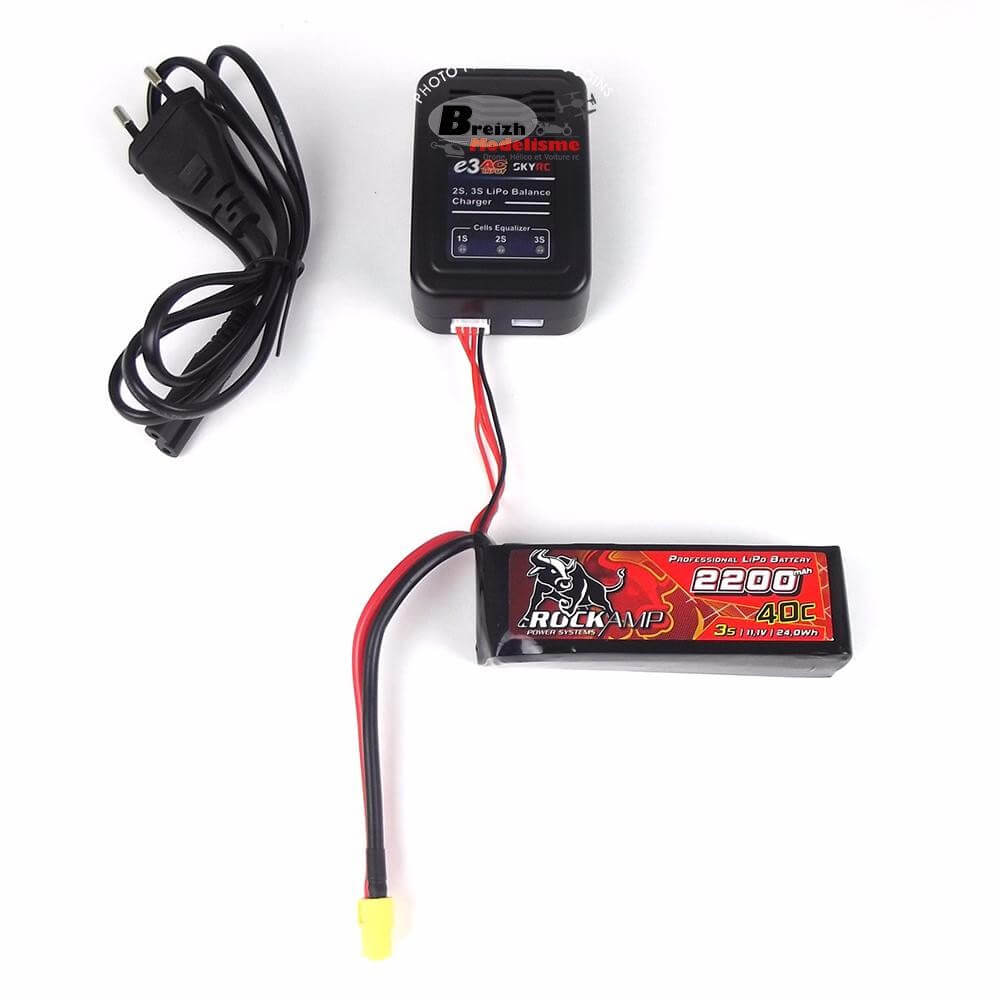 SkyRC - e3 AC Chargeur (LiPo 2-3S - 11W) - SKY100081